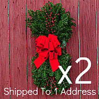 Door Swags x2 - Pull Bows ($34.00 each)